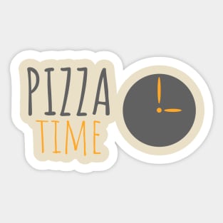 Pizza time Sticker